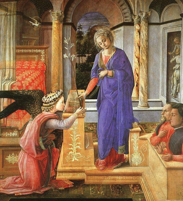 Fra Filippo Lippi Annunciation  aaa Spain oil painting art